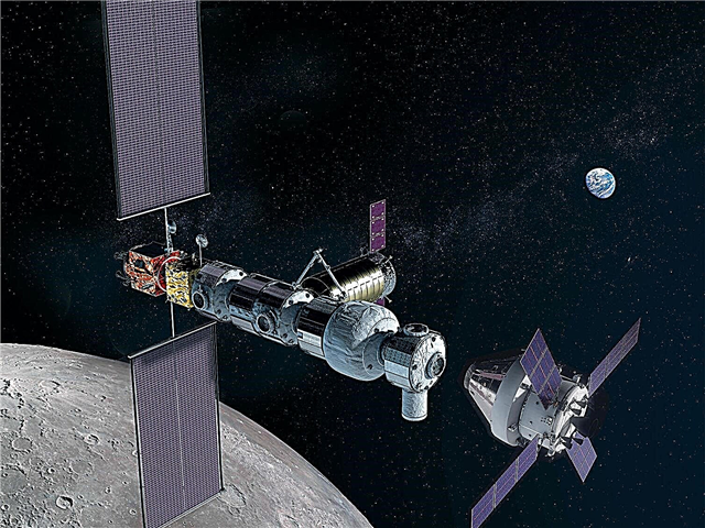 Aus der Umlaufbahn der Mondstation in der NASA entschieden