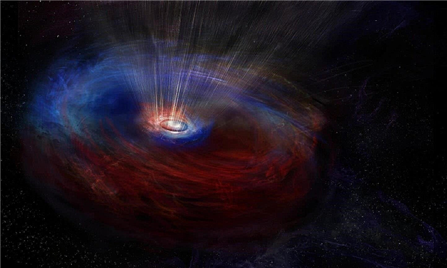 Nube inusual descubierta en el centro de una galaxia distante