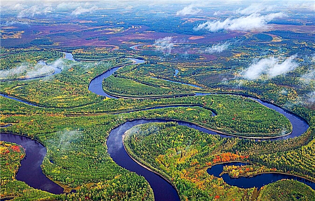 Why are the rivers meandering?