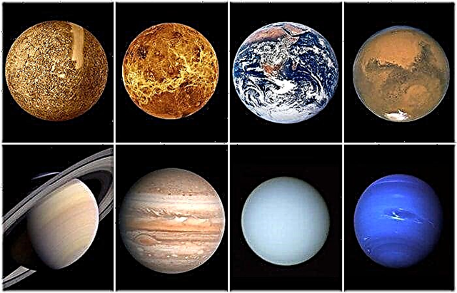 The largest planets in the solar system